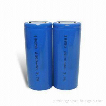 18650 Li-ion Rechargeable Battery with 2,400mAh Capacity and 500 to 1,000 Cycles Service Lifespan